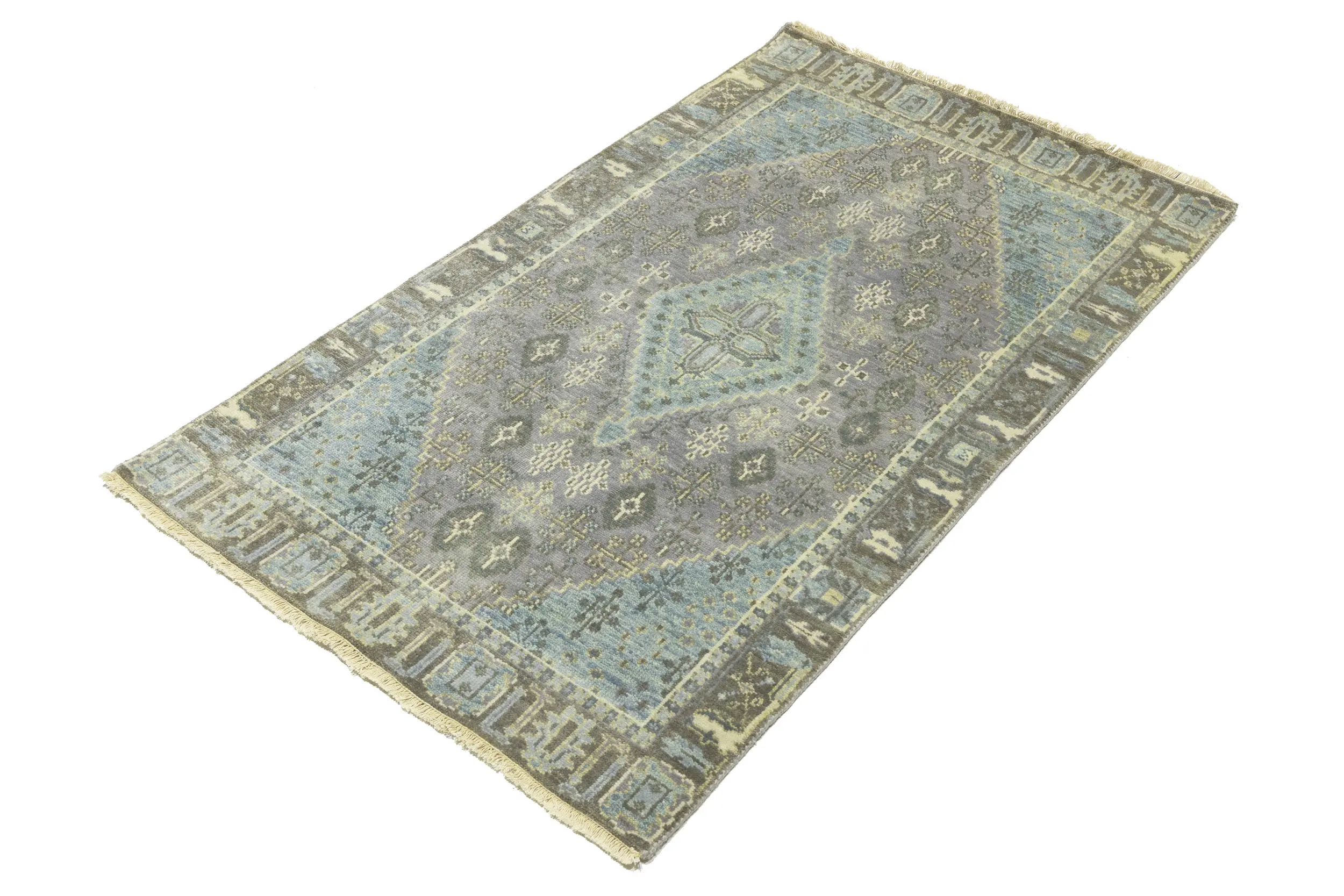 Magic Rugs Muted Taupe Tribal 3X5 Indo-Joshaghan Oriental Rug