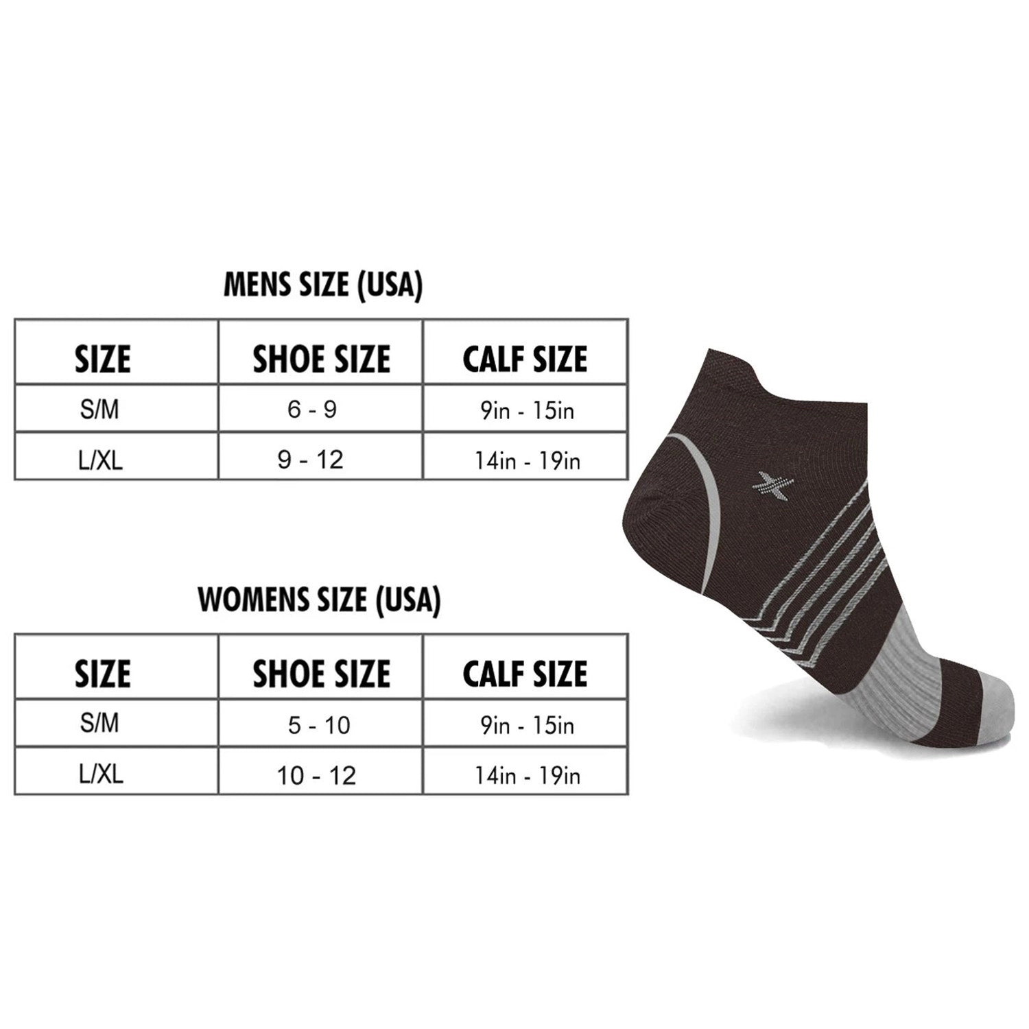 Extreme Fit Compression Socks - Ankle High For Running