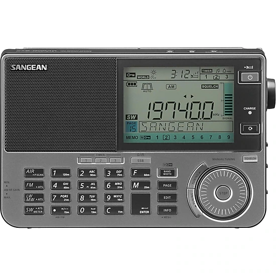 SANGEAN ATS-909X2 Multi-Band World Receiver - FM/SW/MW/LW/Air with SSB and Memory Presets