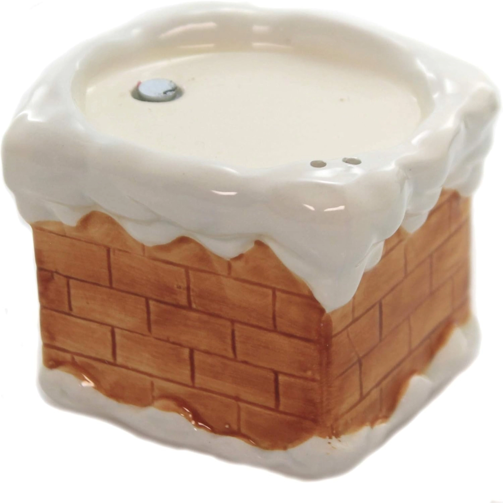 Pacific Giftware Santa On Chimney Ceramic Salt and Pepper Shakers