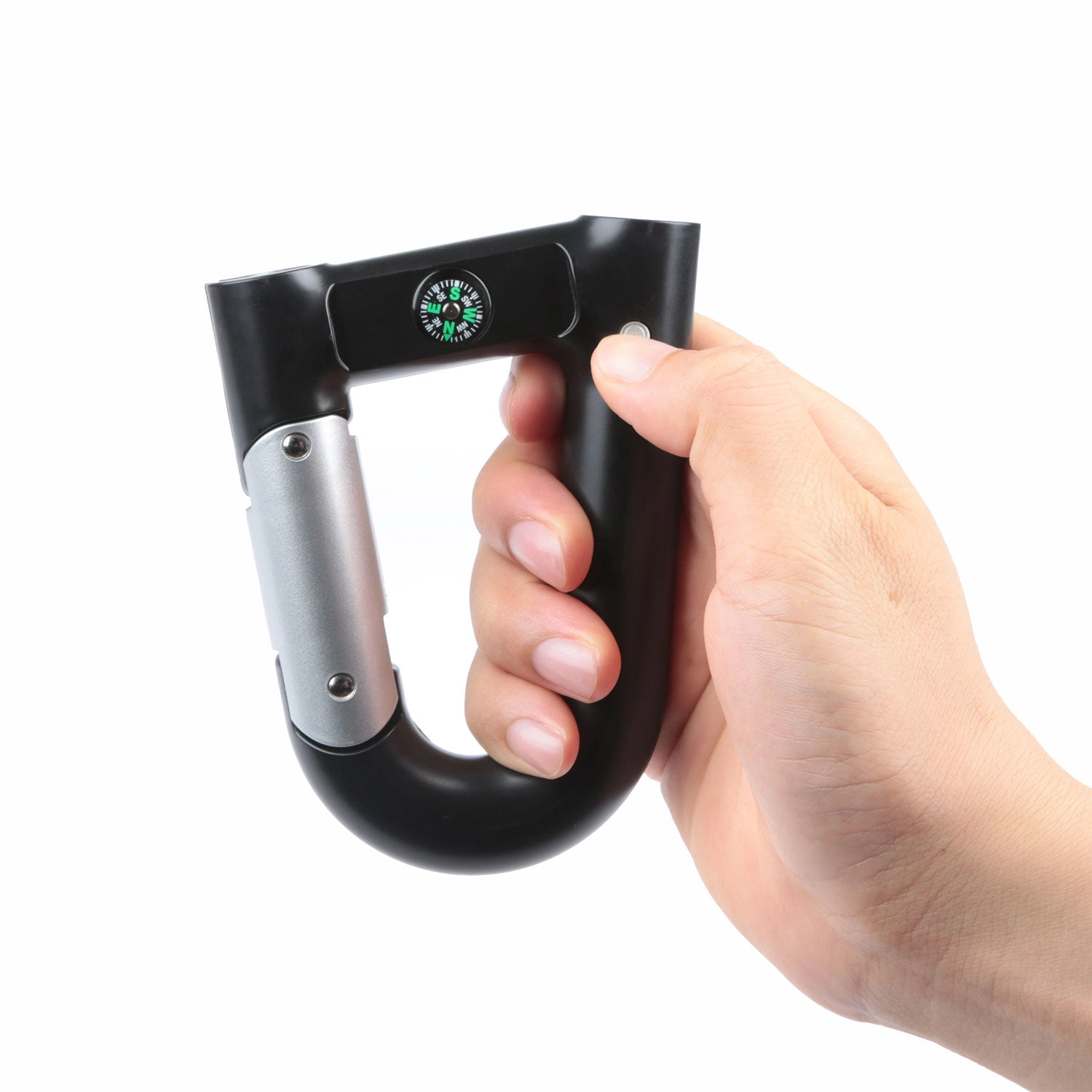 GBruno 2200mAh Carabiner Power Bank With Flashlight