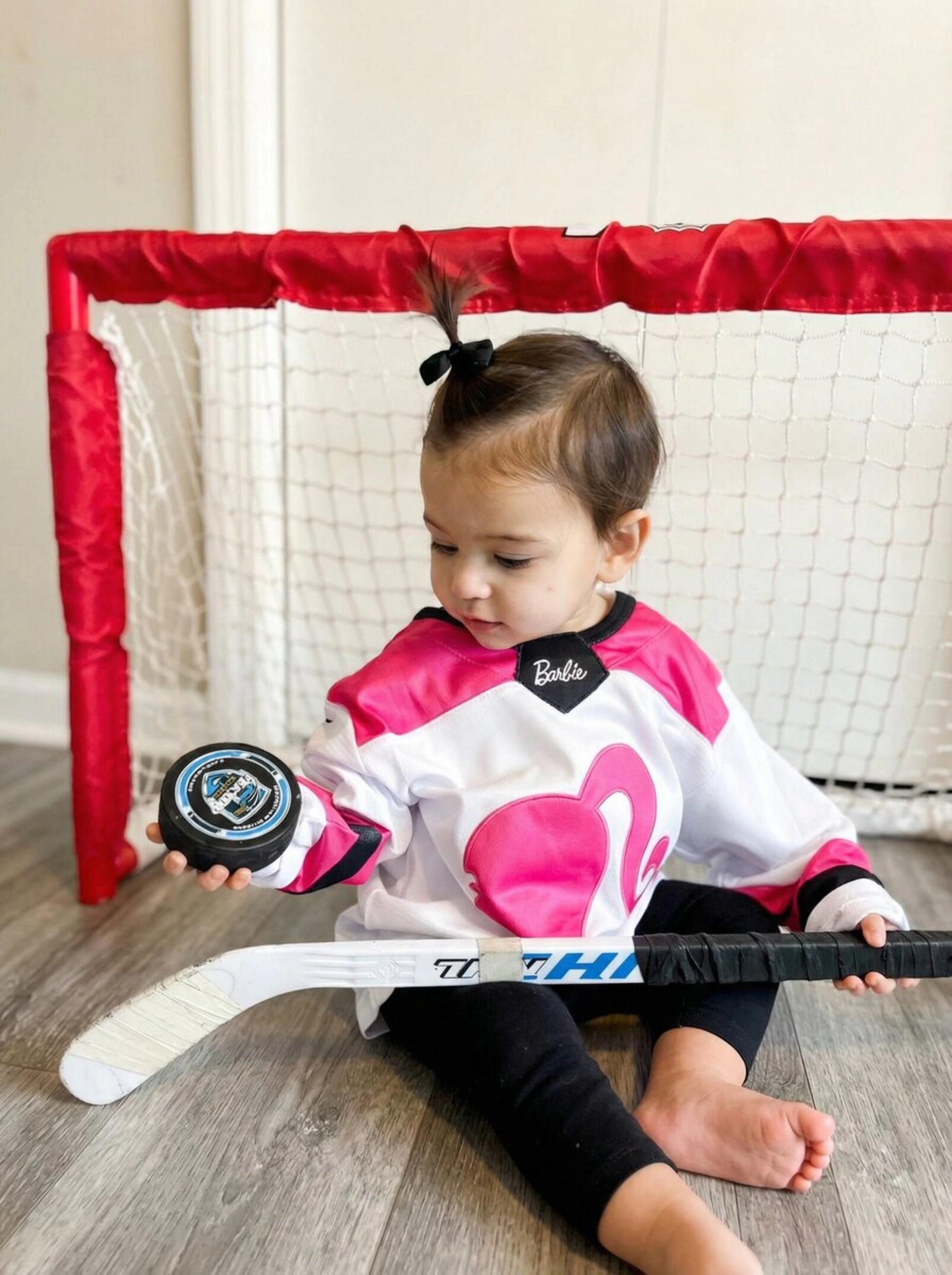 Barbie Girls' Athletic Hockey Jersey