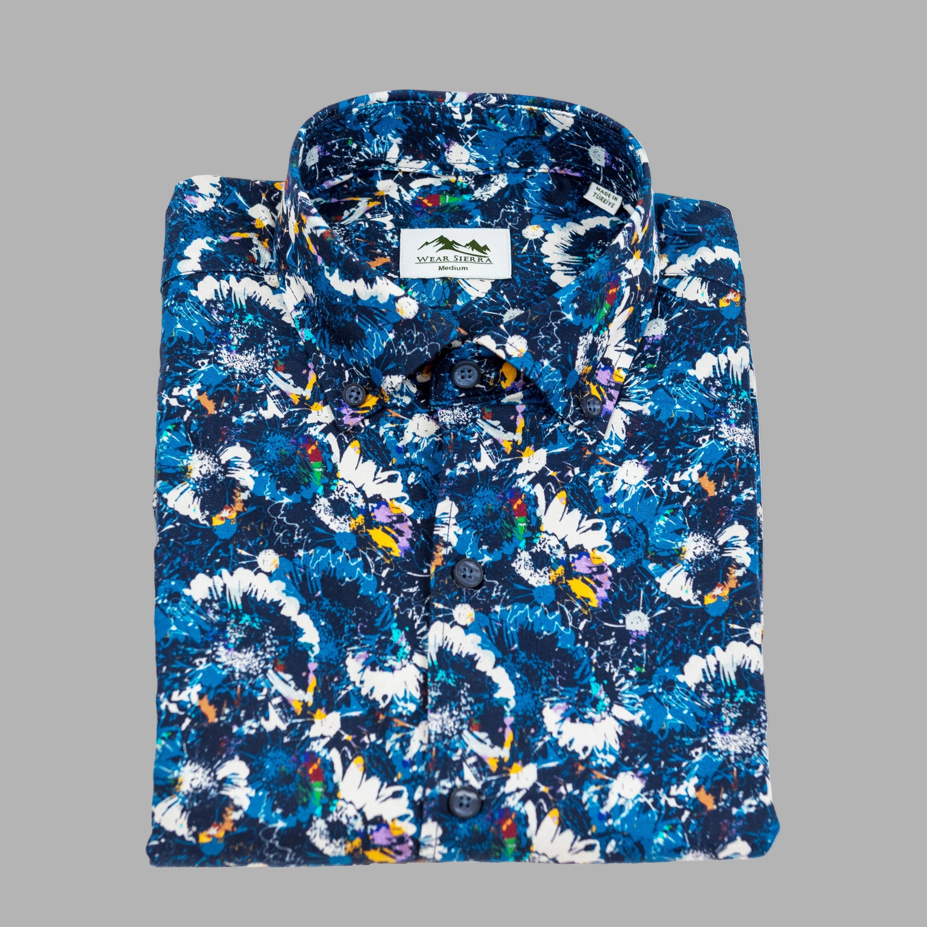 Wear Sierra Men's Short Sleeve Button Front Shirt
