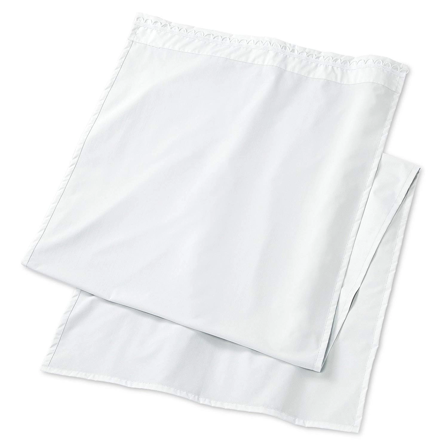 HLC.ME White Thermal Insulated 100% Blackout Window Liner, From Sheer to Blackout - Hooks Included, 2 Pack