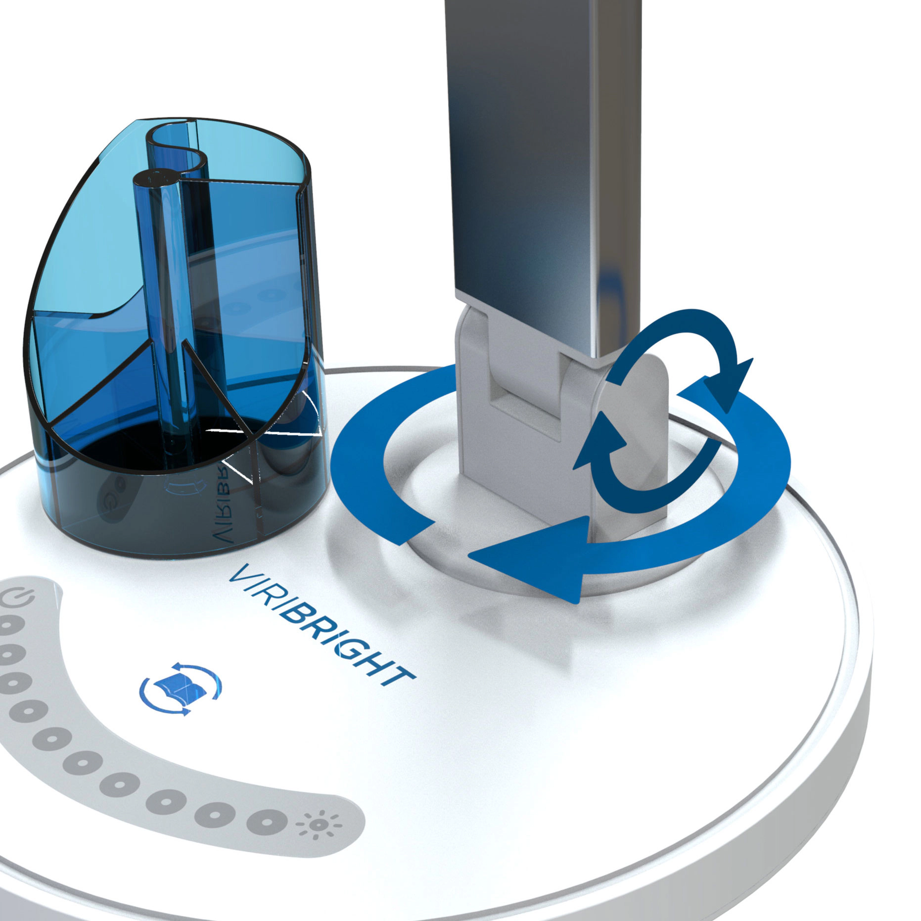 Viribright® LED Desk Lamp CCT w/ Touch Controls & USB Charge Port
