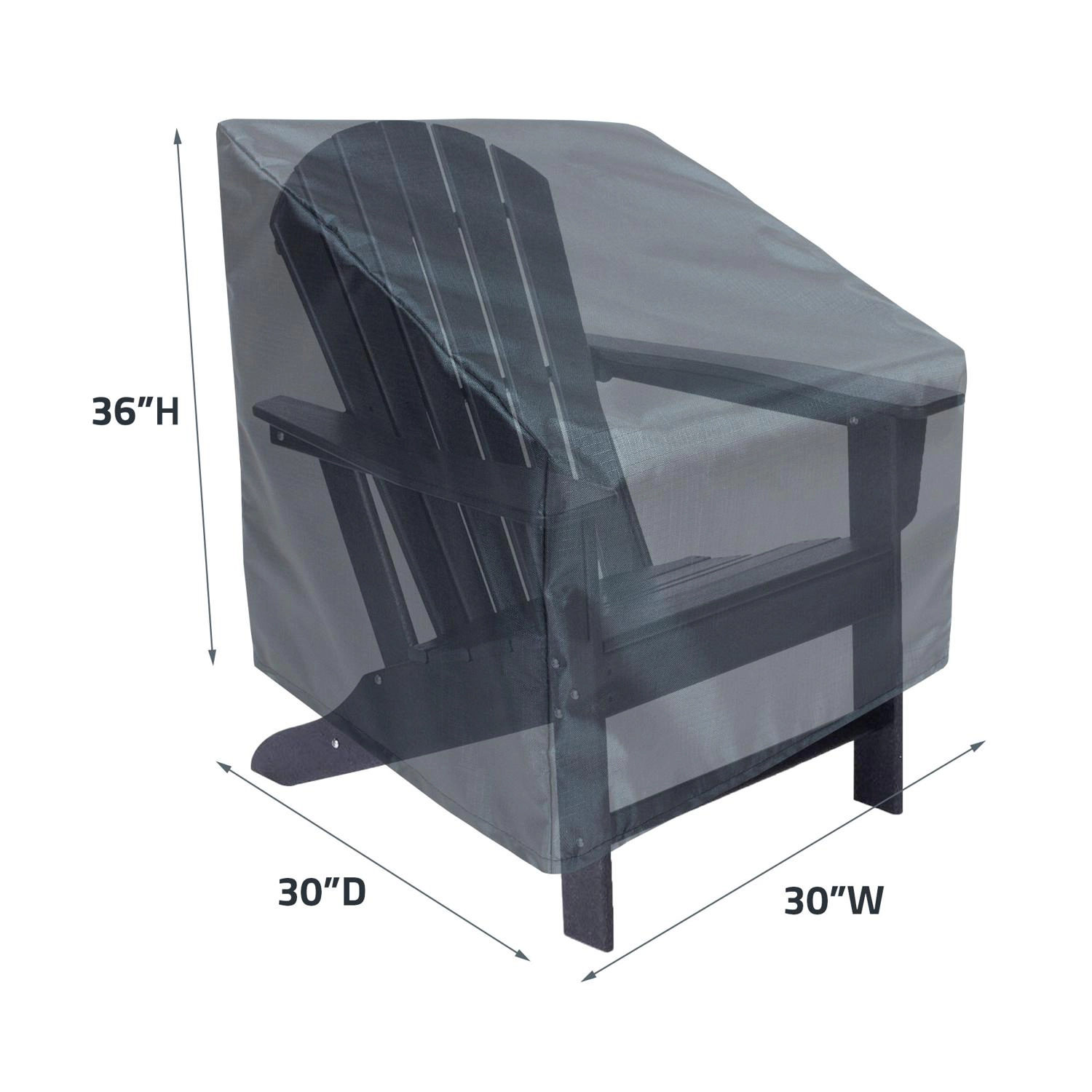 Summerset Shield High Back Chair Cover Ultimate Protection for Your Outdoor Furniture 30" x 30" x 36" Mercury