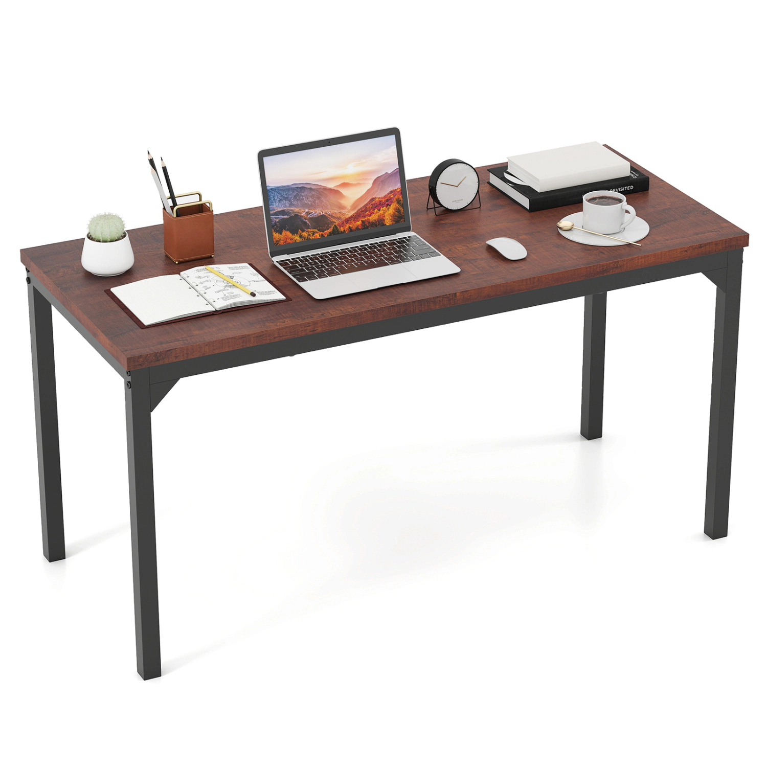 LJG 55 Inch Conference Table with Heavy-Duty Metal Frame