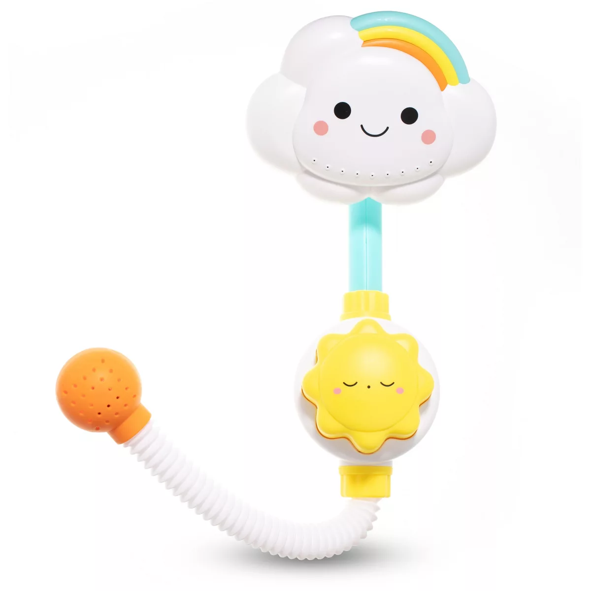 Sperric Baby Bath Toy Shower Head, Manual Bathtub Shower Sprayer for Toddlers, Interactive Cloud Design Baby Bath Toy