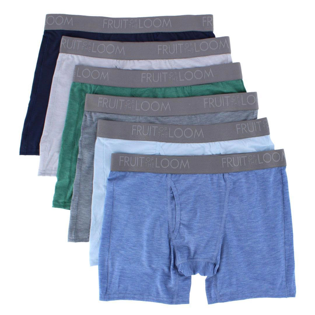 Fruit of the Loom Men's 360 Stretch Coolsoft Boxer Brief (6 Pack)
