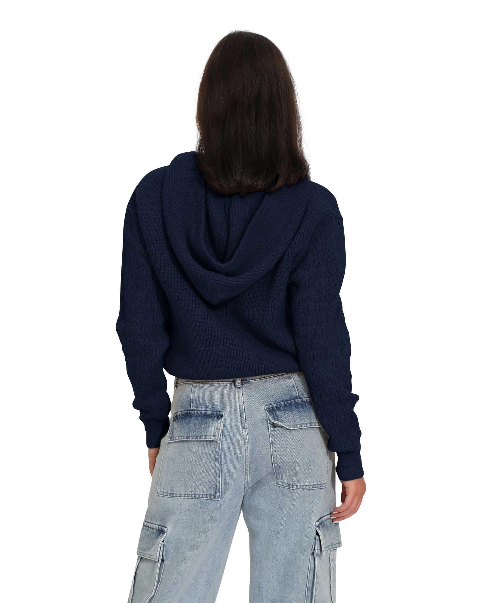 Belle & Bloom Womens On the Run Knitted Hoodie