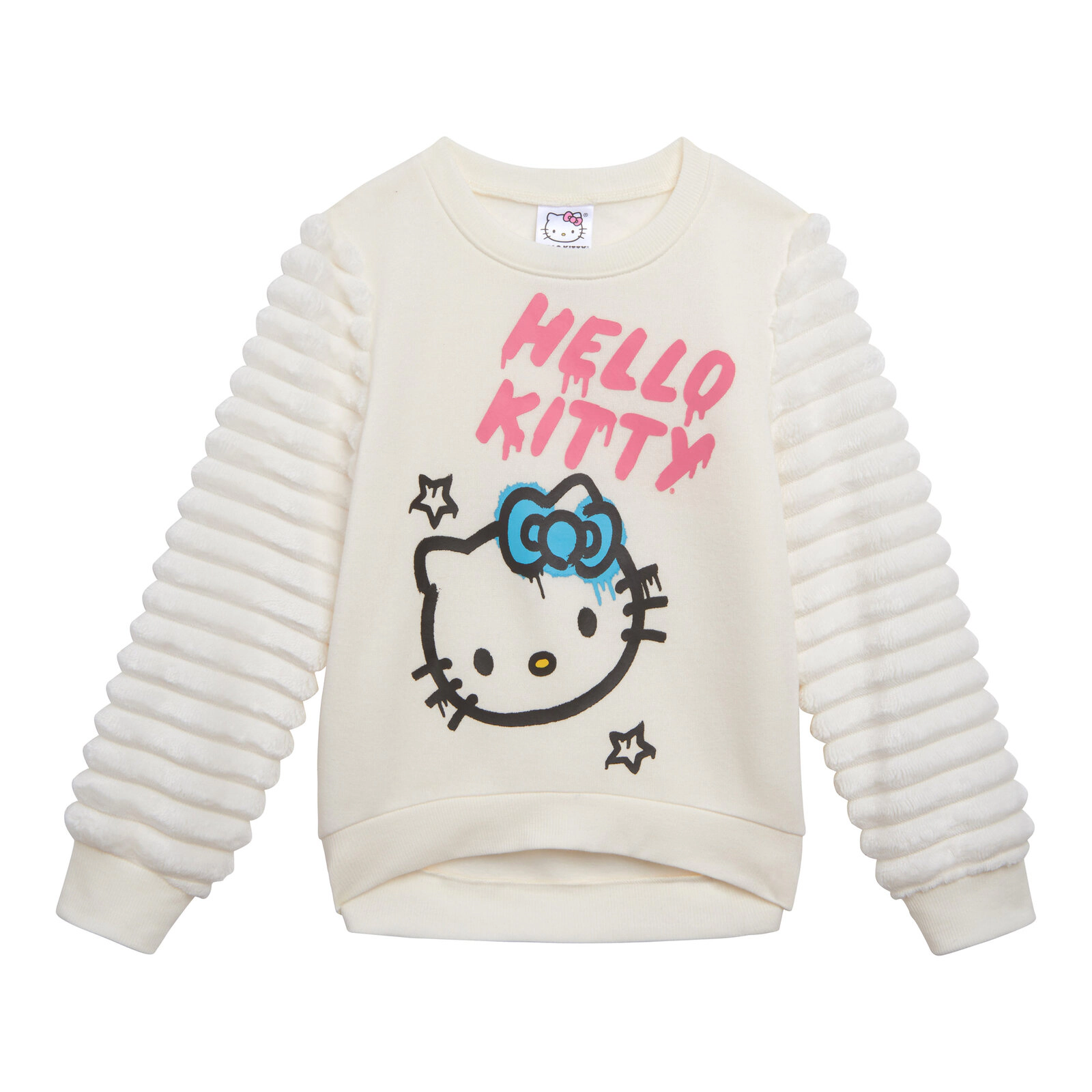 Hello Kitty Girls' Fleece Pullover Sweatshirt