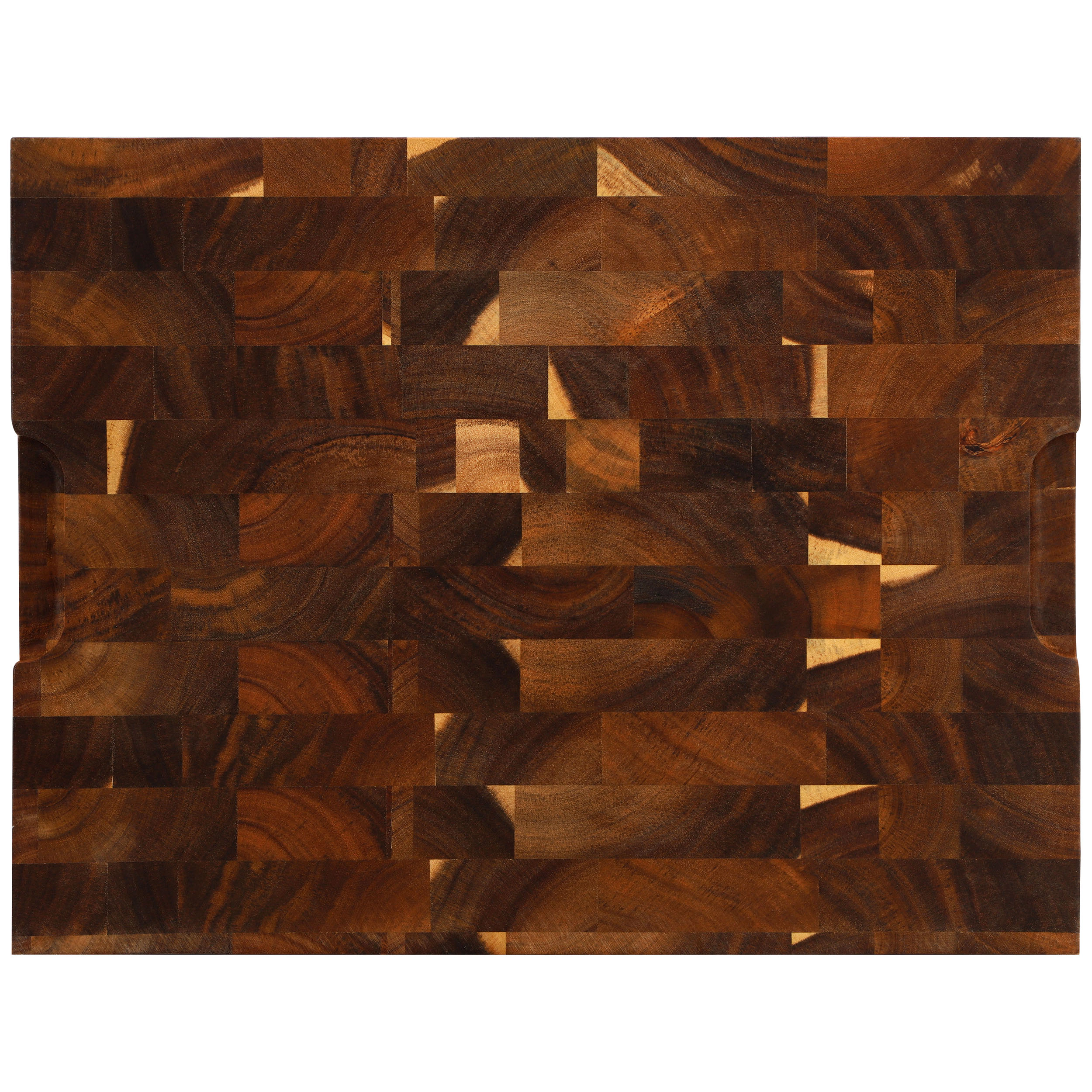 MegaChef 17 x 13 Inch Acacia Wood Butcher Block Carving and Cutting Serving Board with Juice Groove