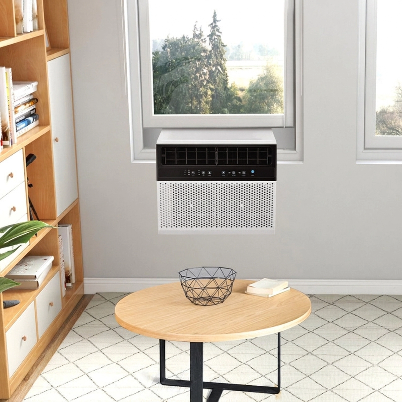 SUGIFT 12000 BTU Window Air Conditioner with My Temp Mode and 6 Modes 400 sq ft Coverage with Timer and Remote White