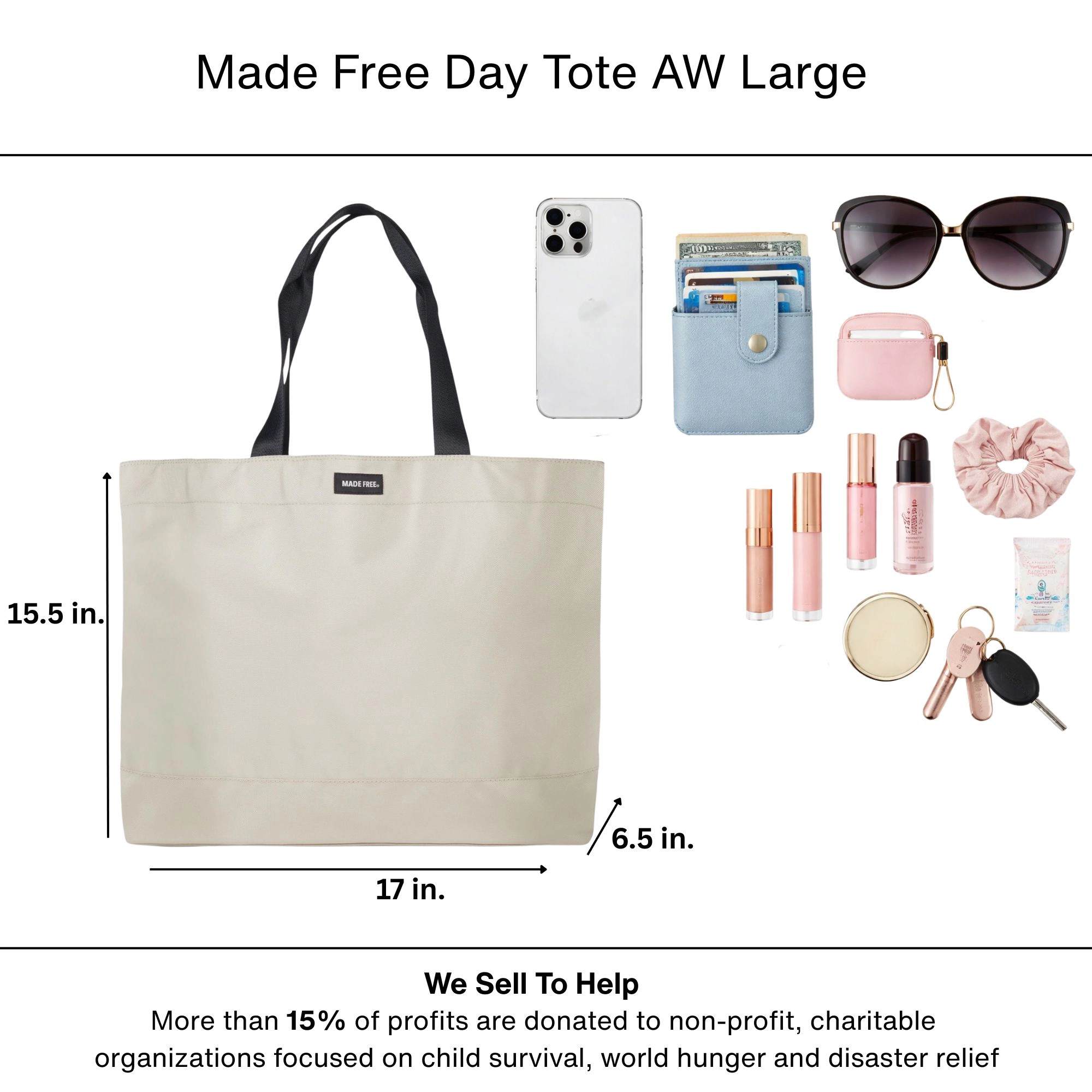 Made Free Day Tote AW Large