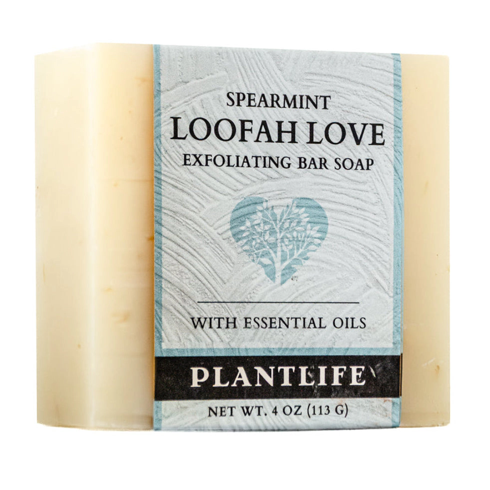 Plantlife Loofah Love Spearmint Aromatherapy Herbal Soap