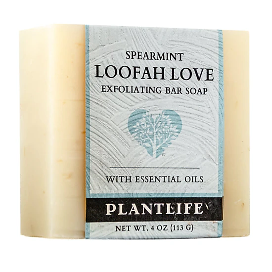 Plantlife Loofah Love Spearmint Aromatherapy Herbal Soap