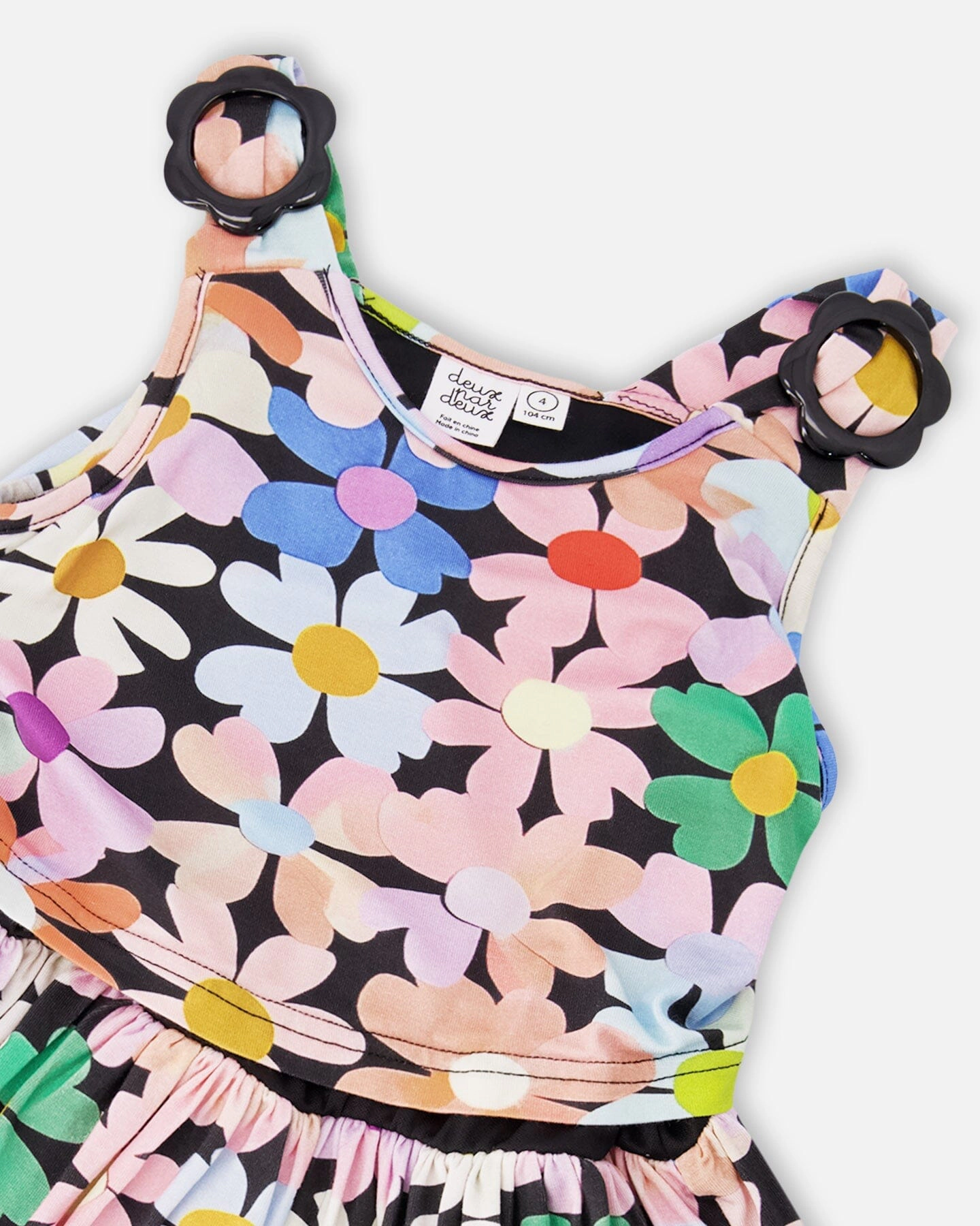 Deux par Girls Dress Printed Flowers