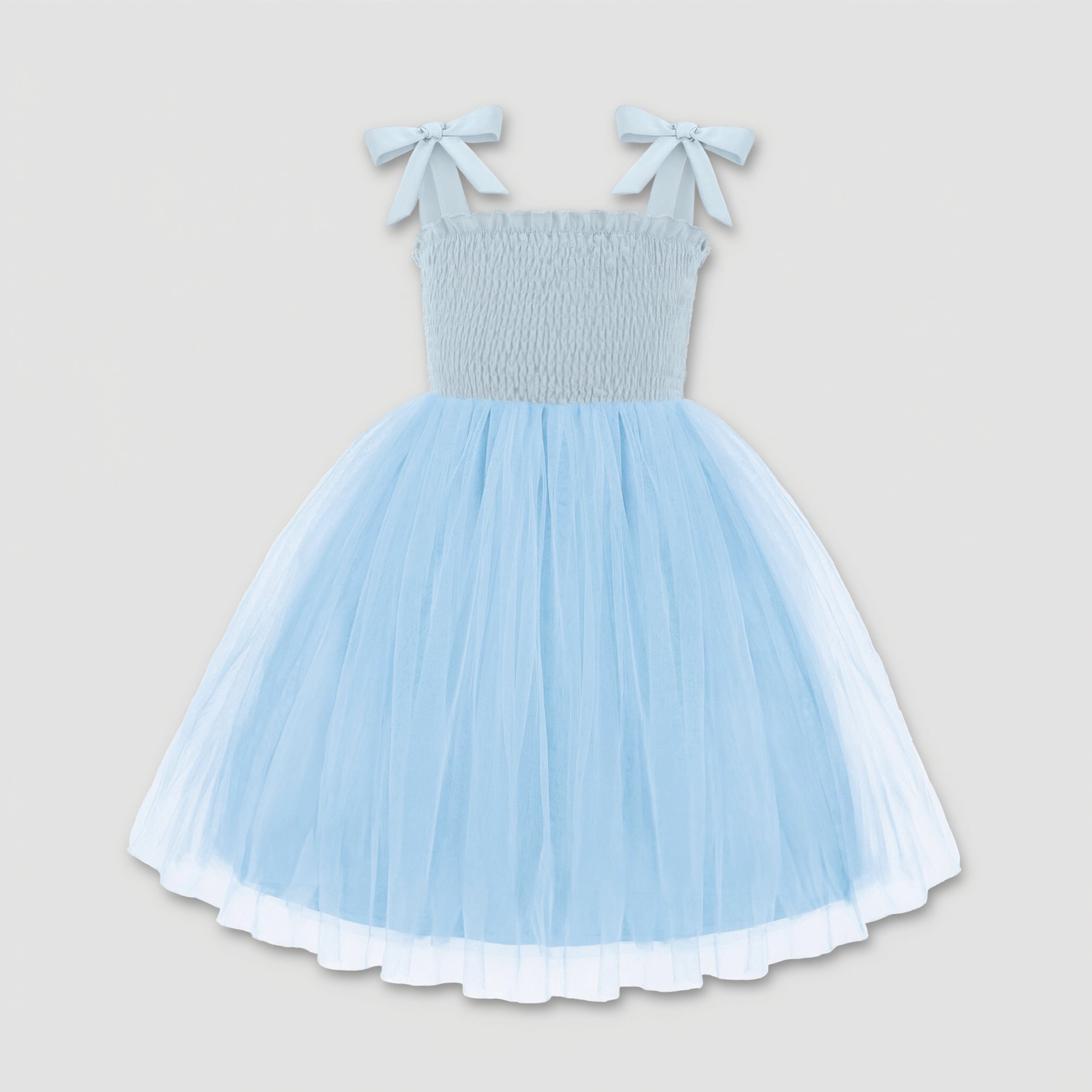 Arshiner Girl's Tutu Dress Summer Bowtie Straps Casual Dresses Kids Princess Flowy Swing