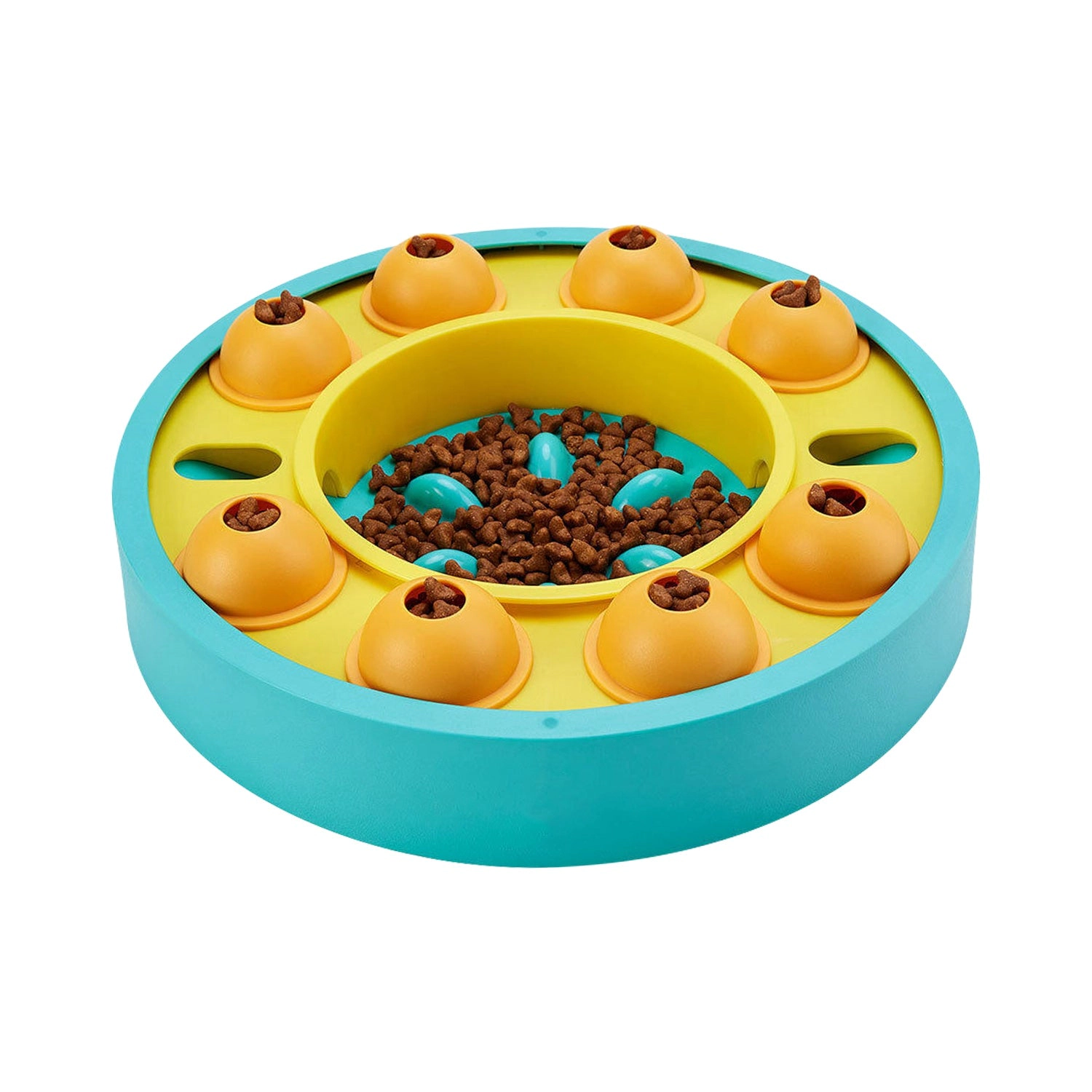 GBruno Interactive Puzzle Dog Food Feeder Slow Bowl
