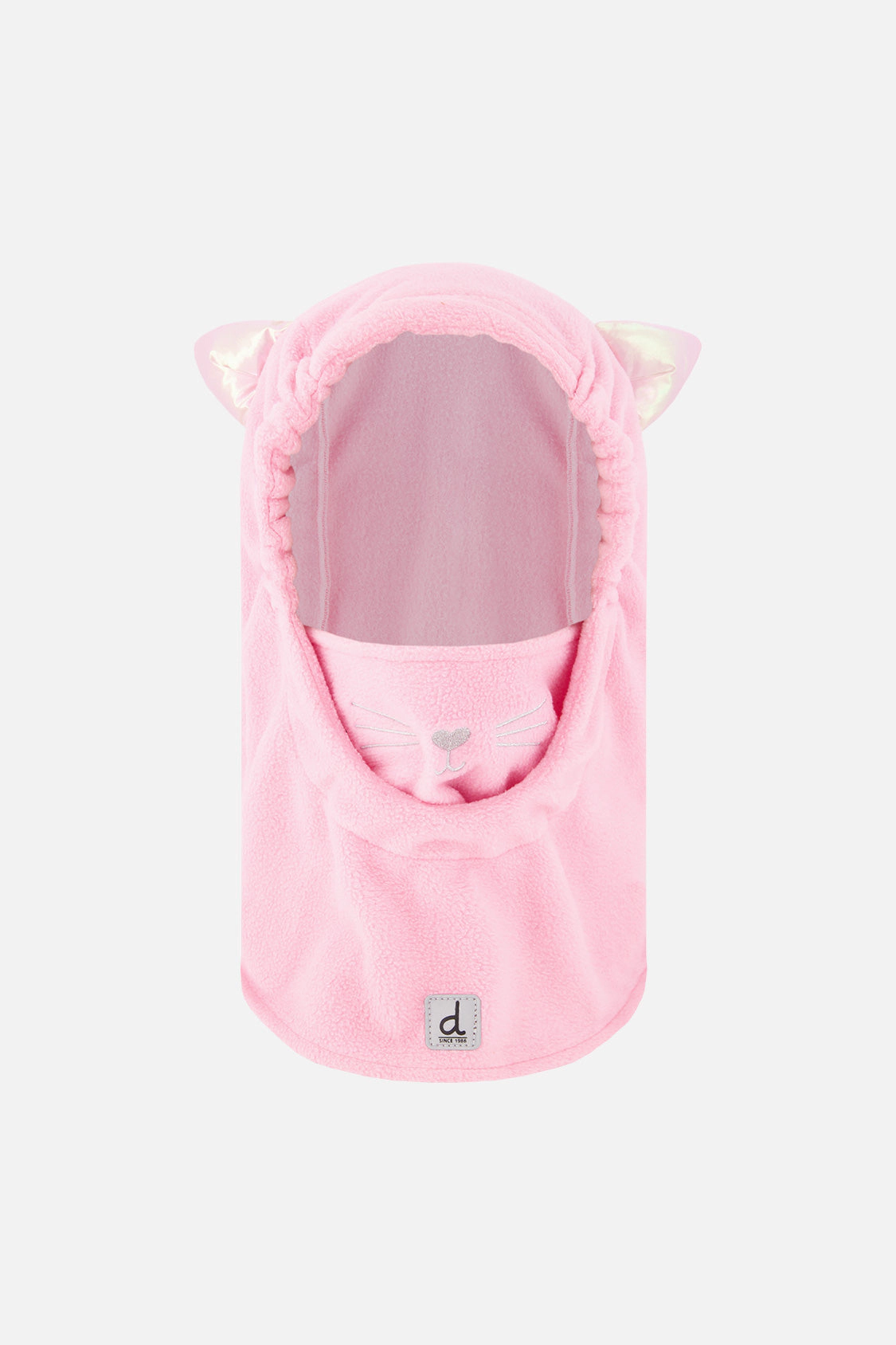 Deux par Deux Girls Cat Ear Oversized Polar Balaclava for Ski Helmet