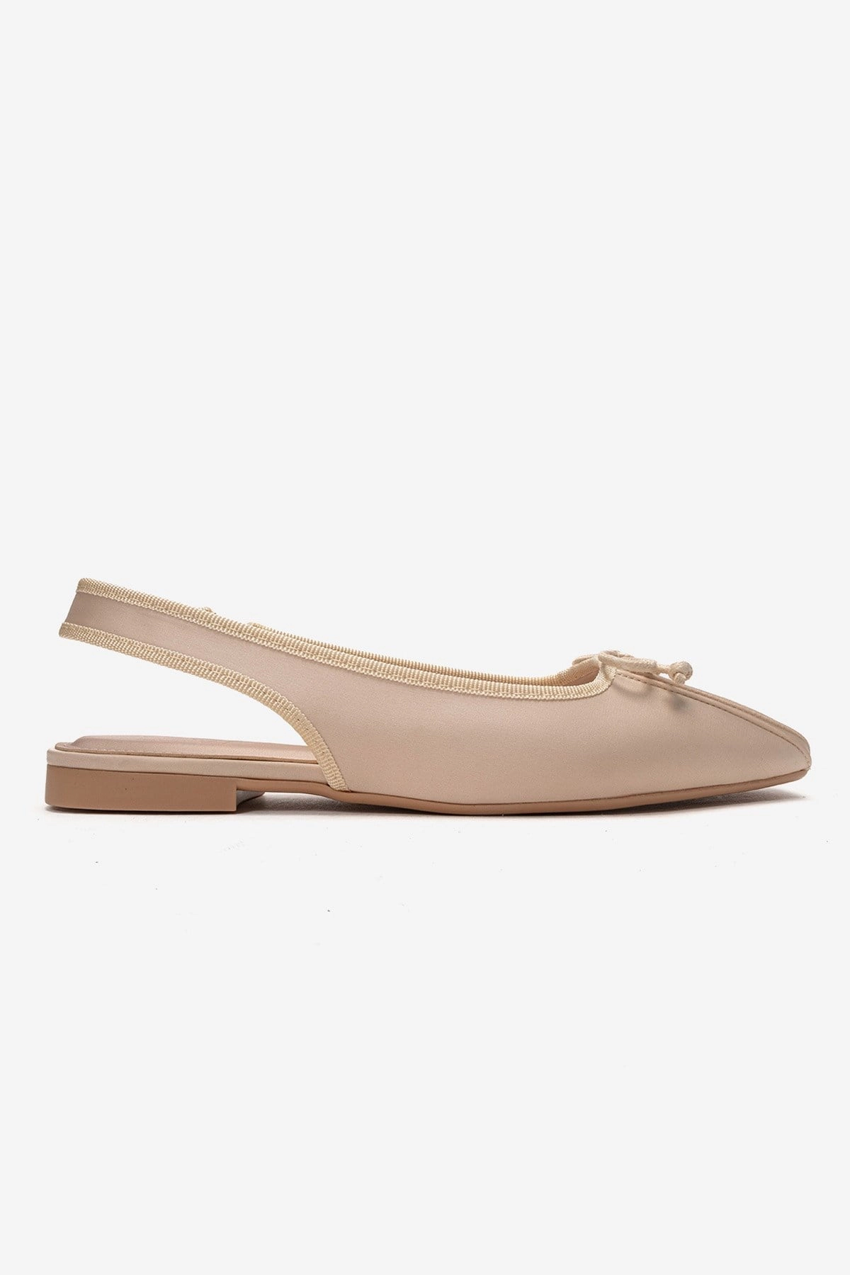 Prologue Shoes Womens Zelvia Bow Slingback Ballet Flat