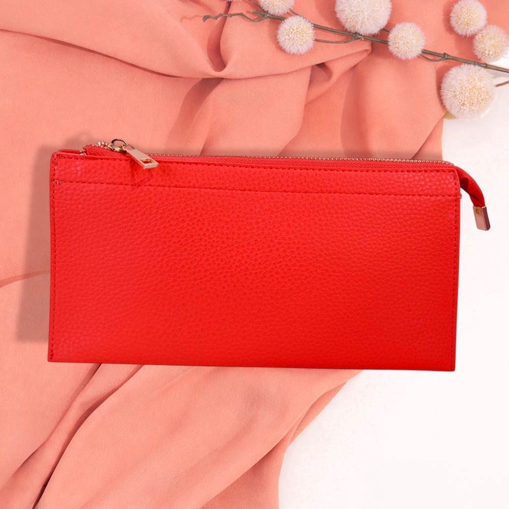 Fashnzfab Faux Leather Slim Wallet Crossbody Bag