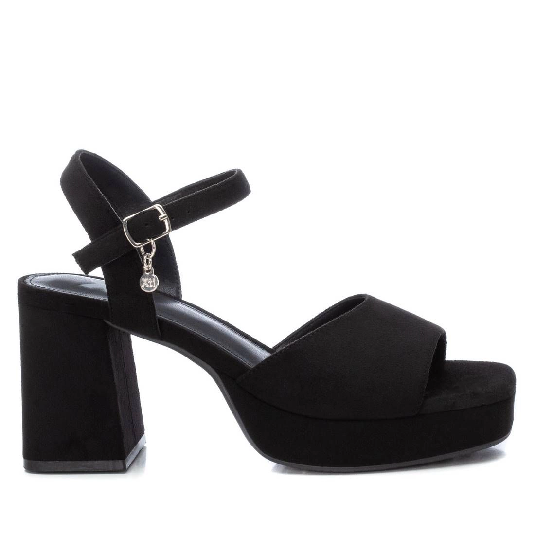 XTI Women's Suede Platform Heeled Sandals