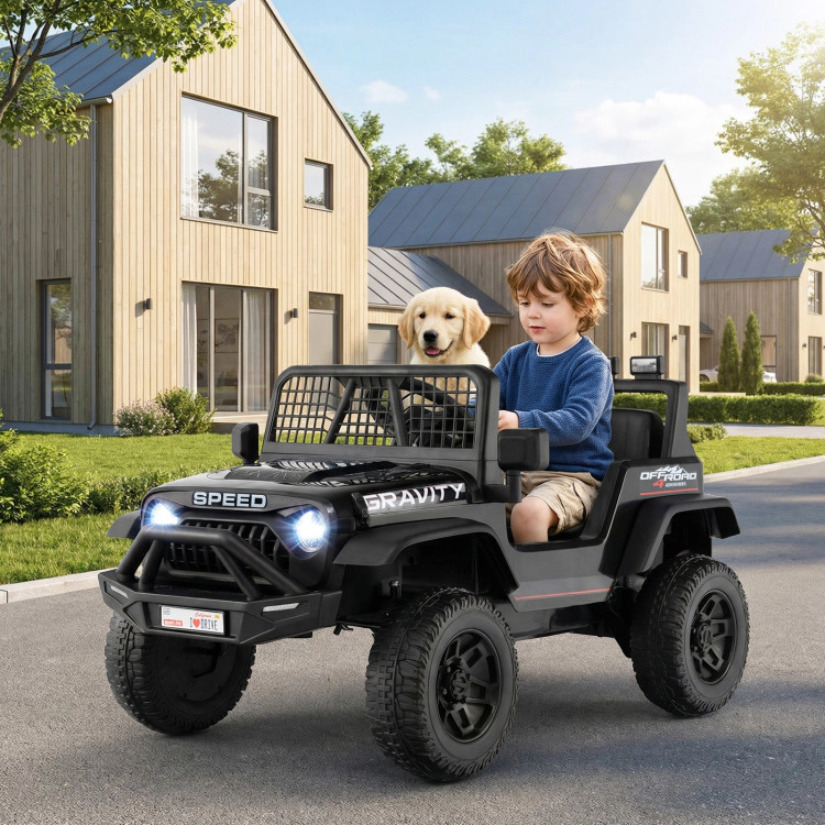 Hivvago 24V Ride On Car for Kids with Parent Remote Control and Music
