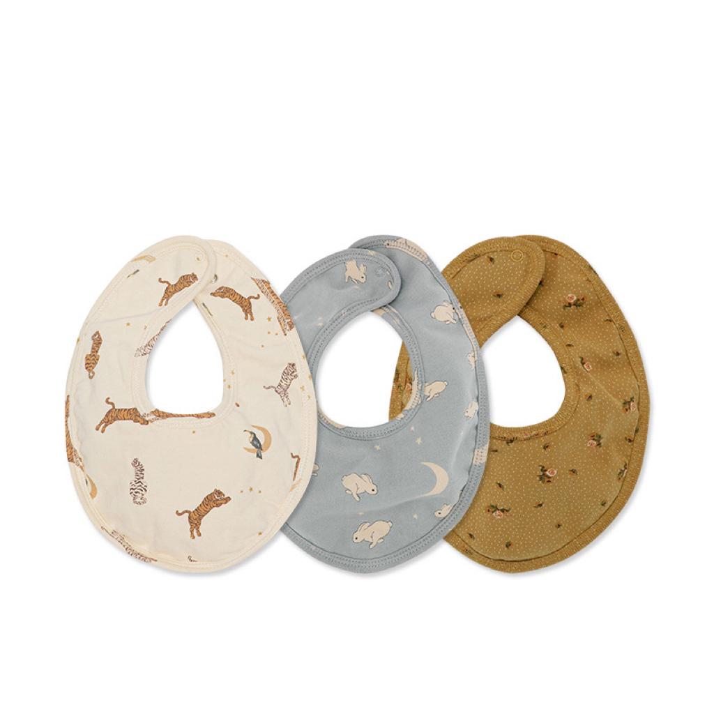 MyKids-USA Baby Cartoon Animal Graphic Cotton Newborn Bibs