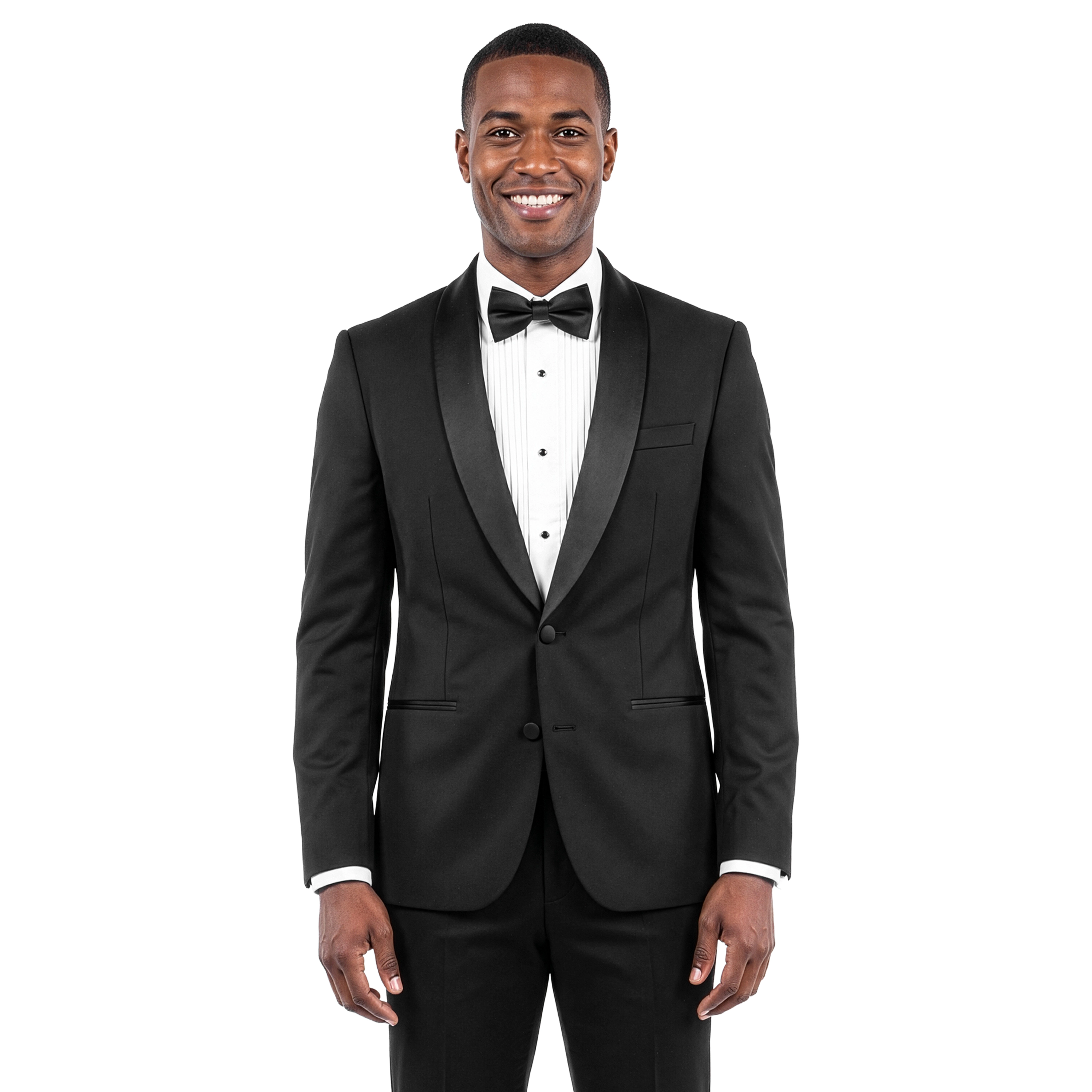 Zegarie Men's Tailored Fit Tuxedo Separates Jacket Only, Satin Shawl Collar