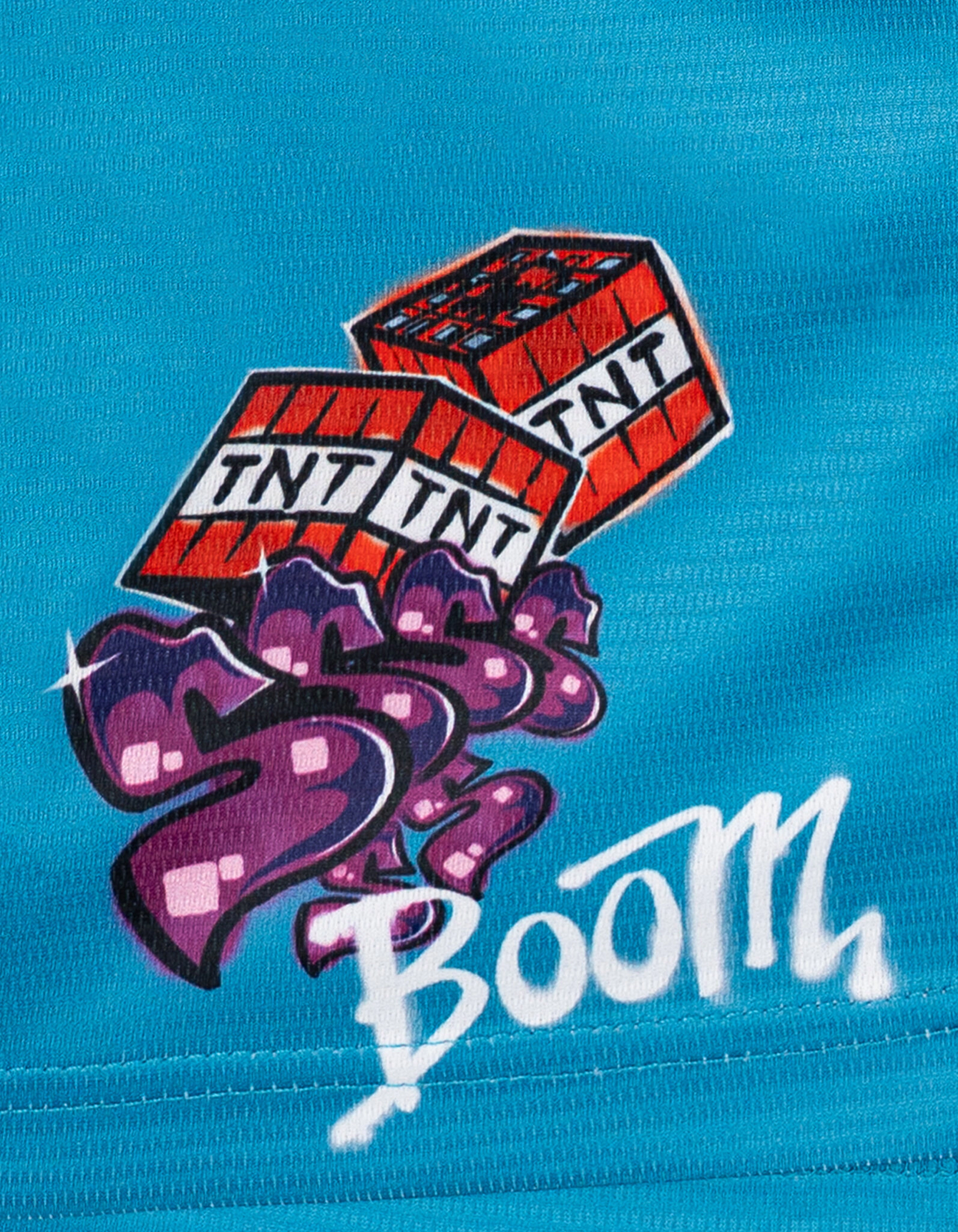 Minecraft Creeper Boys' Athletic Baseball Jersey