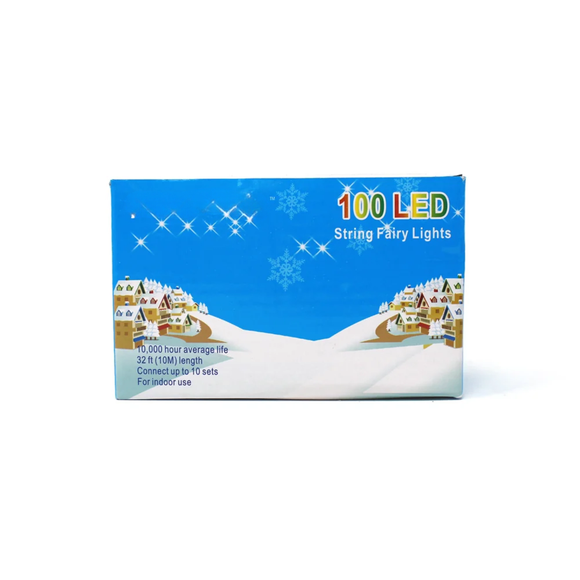 Elegani 3-Pack 100-LED Matte Blue String Lights - 32 ft Each