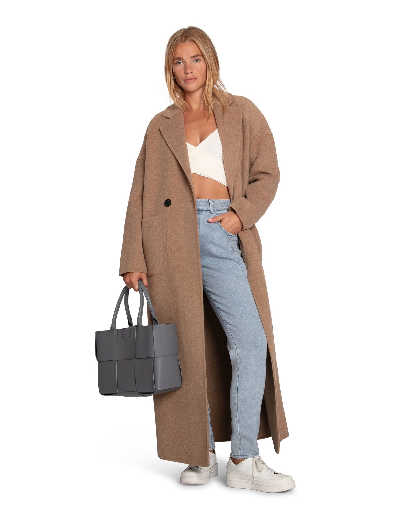 Belle & Bloom Womens Publisher Maxi Coat