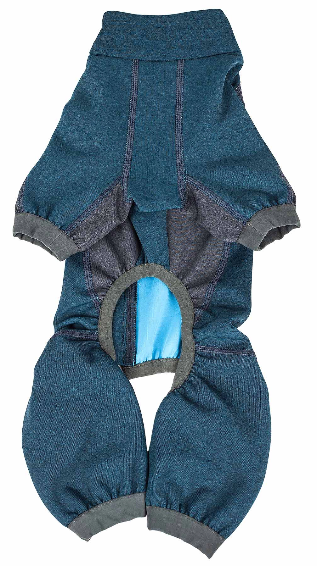 Dog Helios ® 'Rufflex' Mediumweight 4-Way-Stretch Breathable Full Bodied Performance Dog Warmup Track Suit
