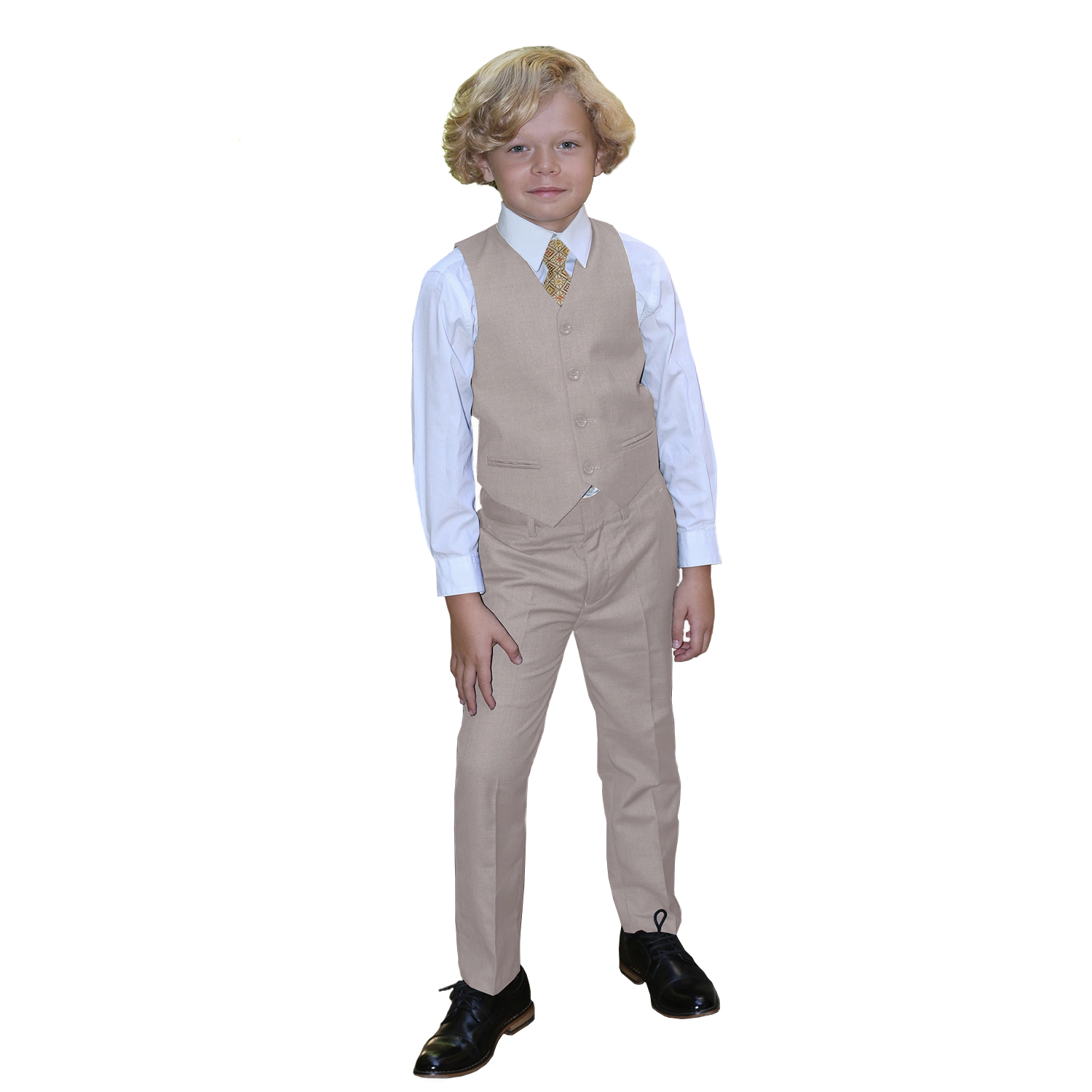Gioberti Boy's 2 Piece Vest And Pants Formal Set