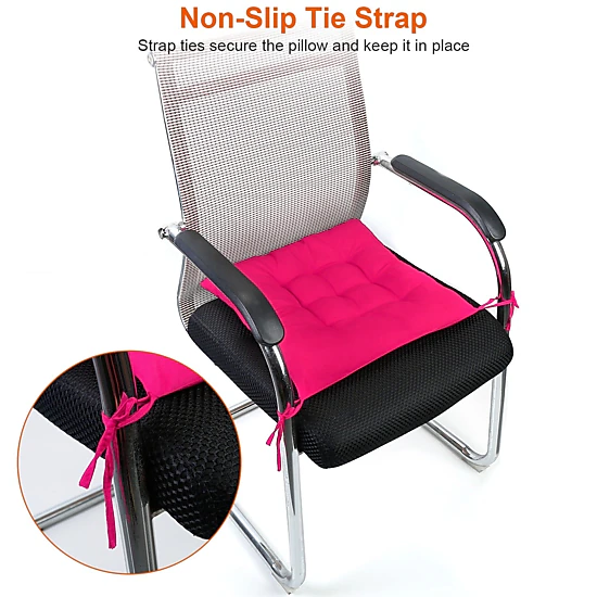 GBruno Soft Tie-On Square Chair Cushion Pads