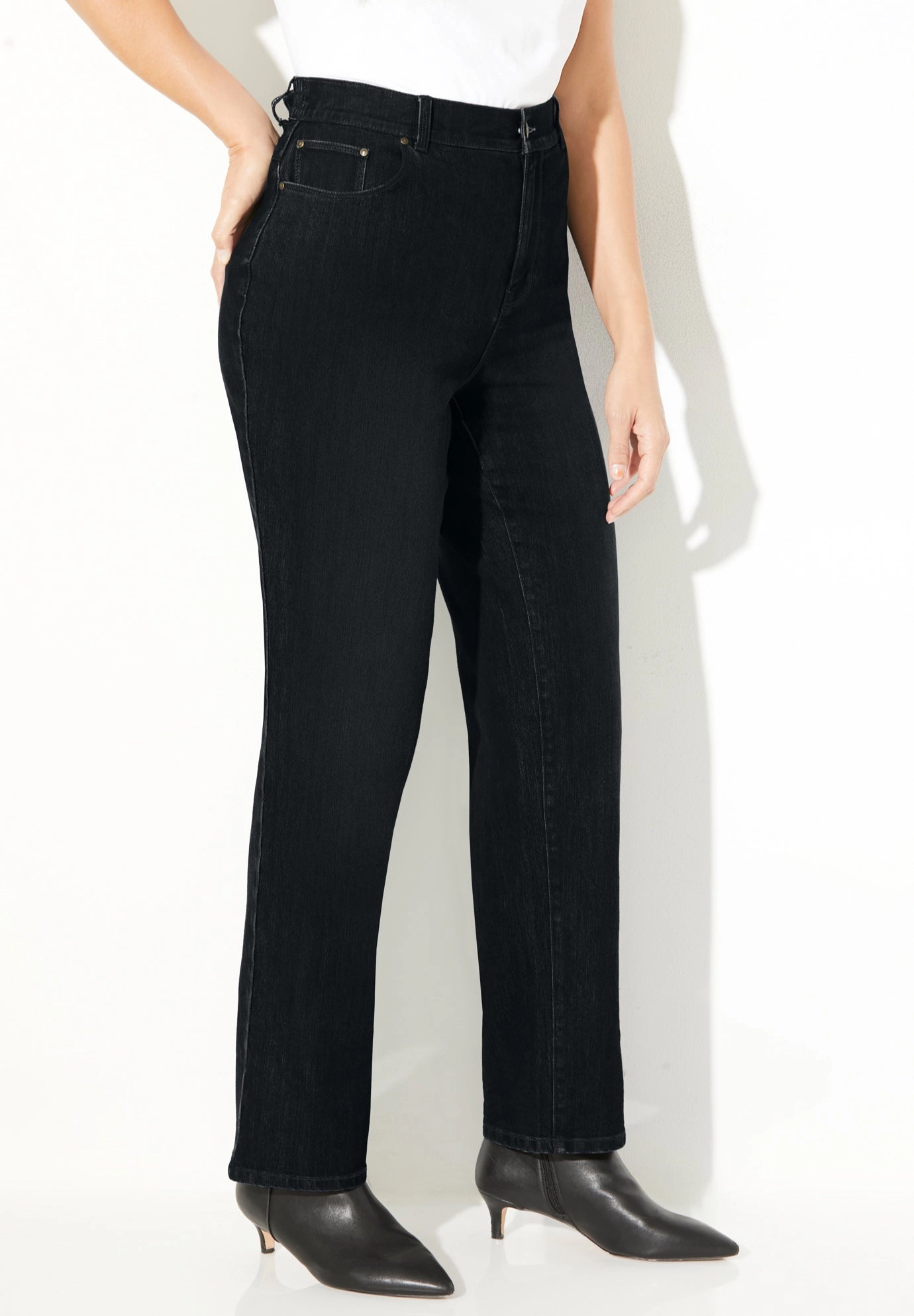 Catherines Women's Plus Right Fit Moderately Curvy Jean