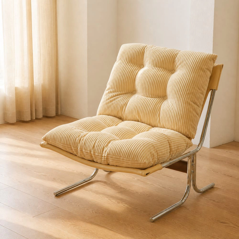 GOODSILO Comfortable Faux Leather Accent Chair