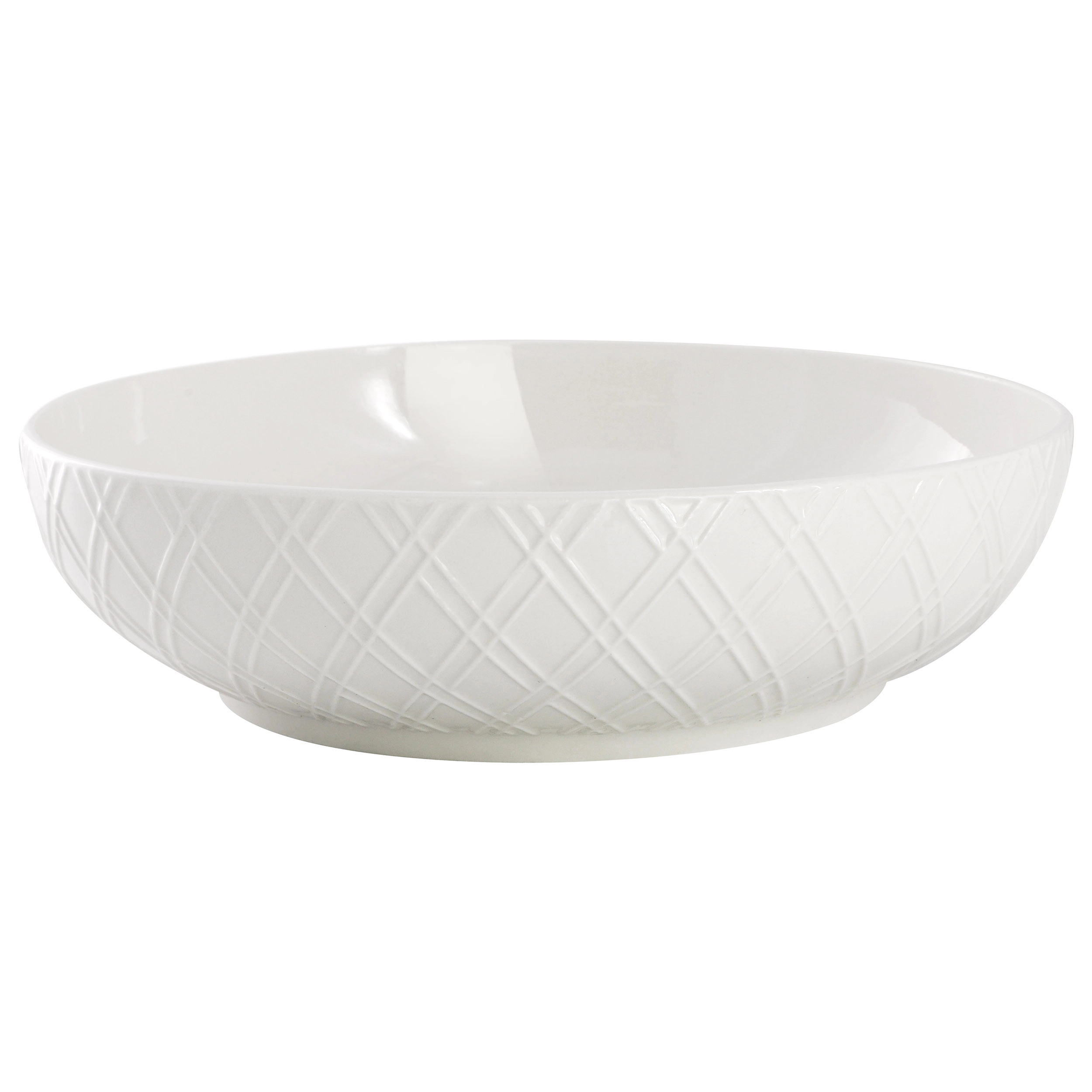 Gibson Home Great Essentials 2 Piece Fine Ceramic 8.2in Dinner Bowl Set in White
