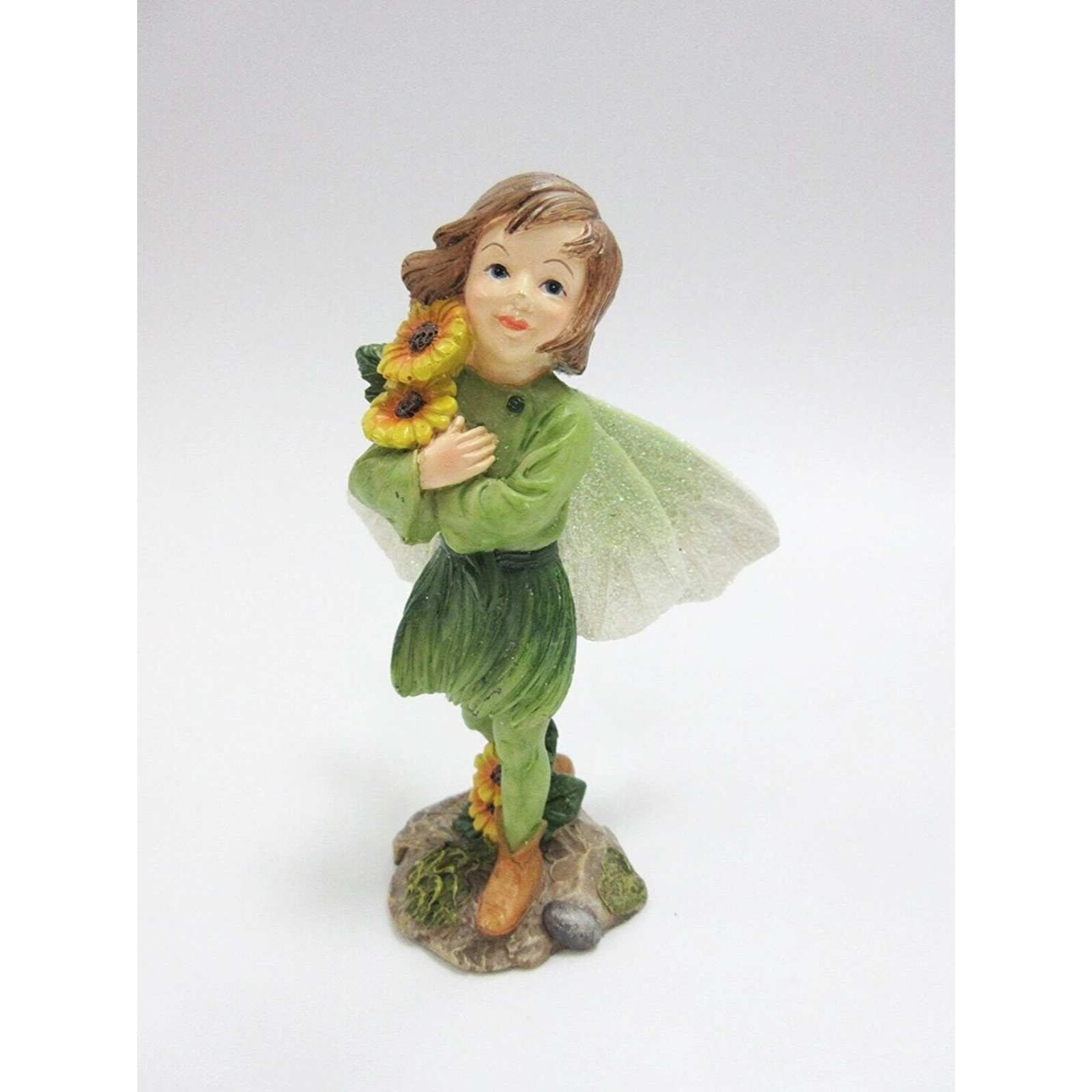 Pacific Giftware Mini Fairy Garden Fairies Set of 3 Decorative Mini Garden of Enchantment Figurine 3 Inch Starter Kit