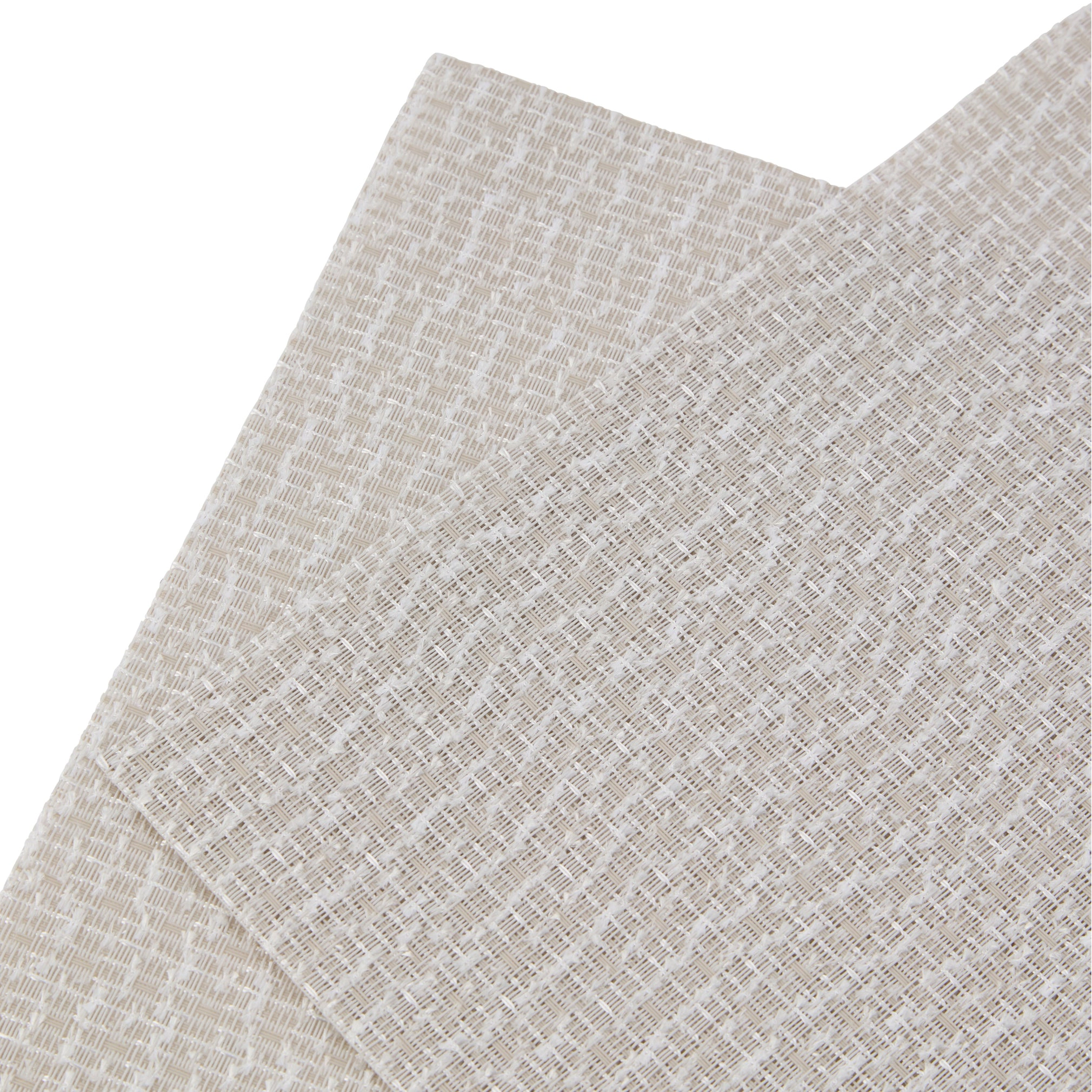 Dainty Home Knoteted Boucle Woven Vinyl Reversible Rectangular 13" x 19" Placemat Set of 6