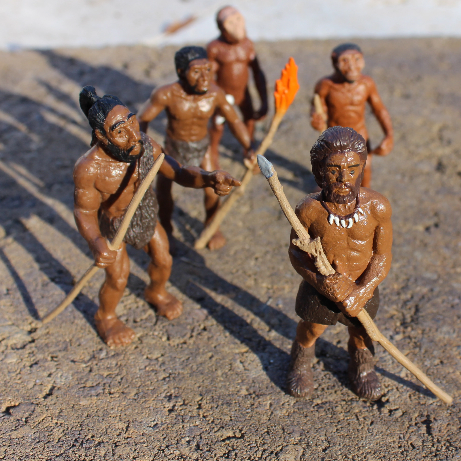 Safari Ltd. - Evolution of Man - Educational Human Evolution Toy Figurines