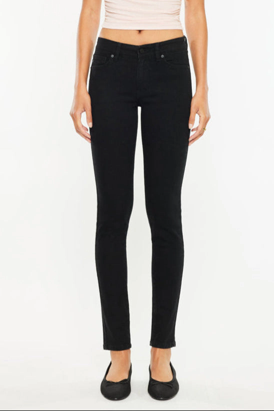 KanCan Women's Essentials Mid Rise Super Skinny Anivia Jeans