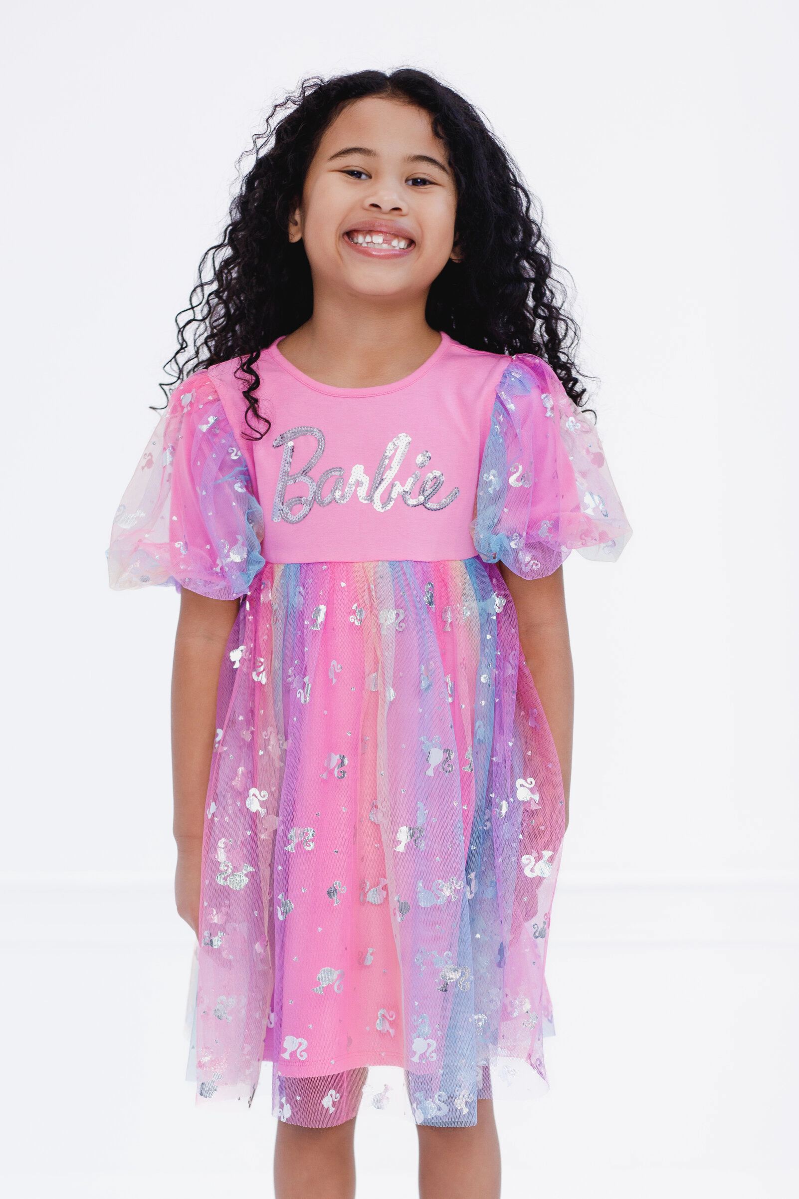 Barbie Girls' Sequin Tutu Dress