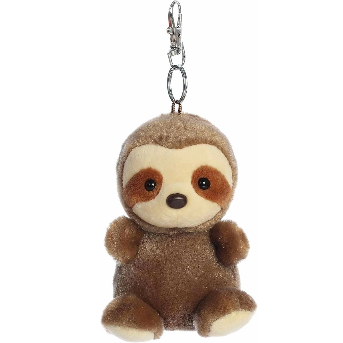 Aurora Palm Pals Slomo Sloth Backpack Clip-On 4-Inch Stuffed Animal Plush