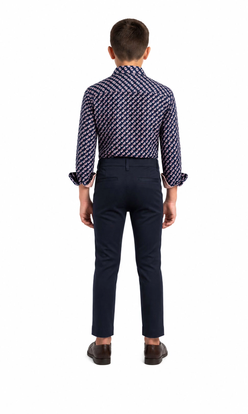 Elie Balleh Boys Slim Fit Boys' Paisley Button-Down Shirt