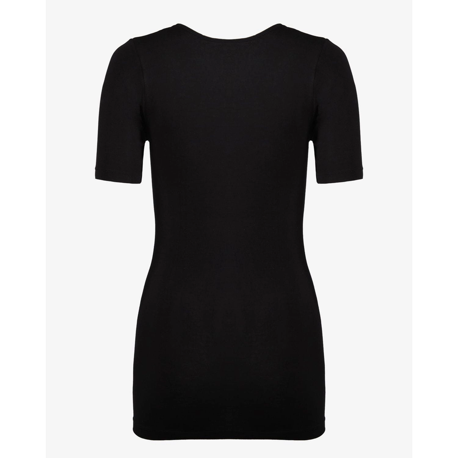 Memoi Women's Modal Short Sleeve V Neck Top