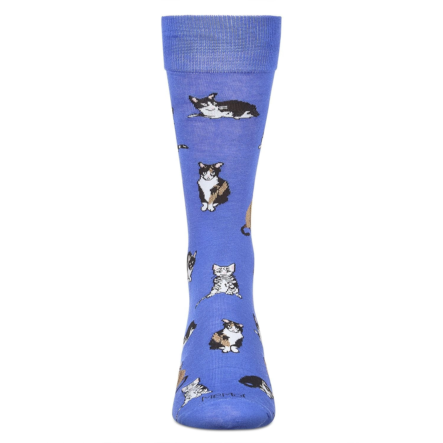 MeMoi Men's Multi Cat Rayon From Bamboo Crew Socks