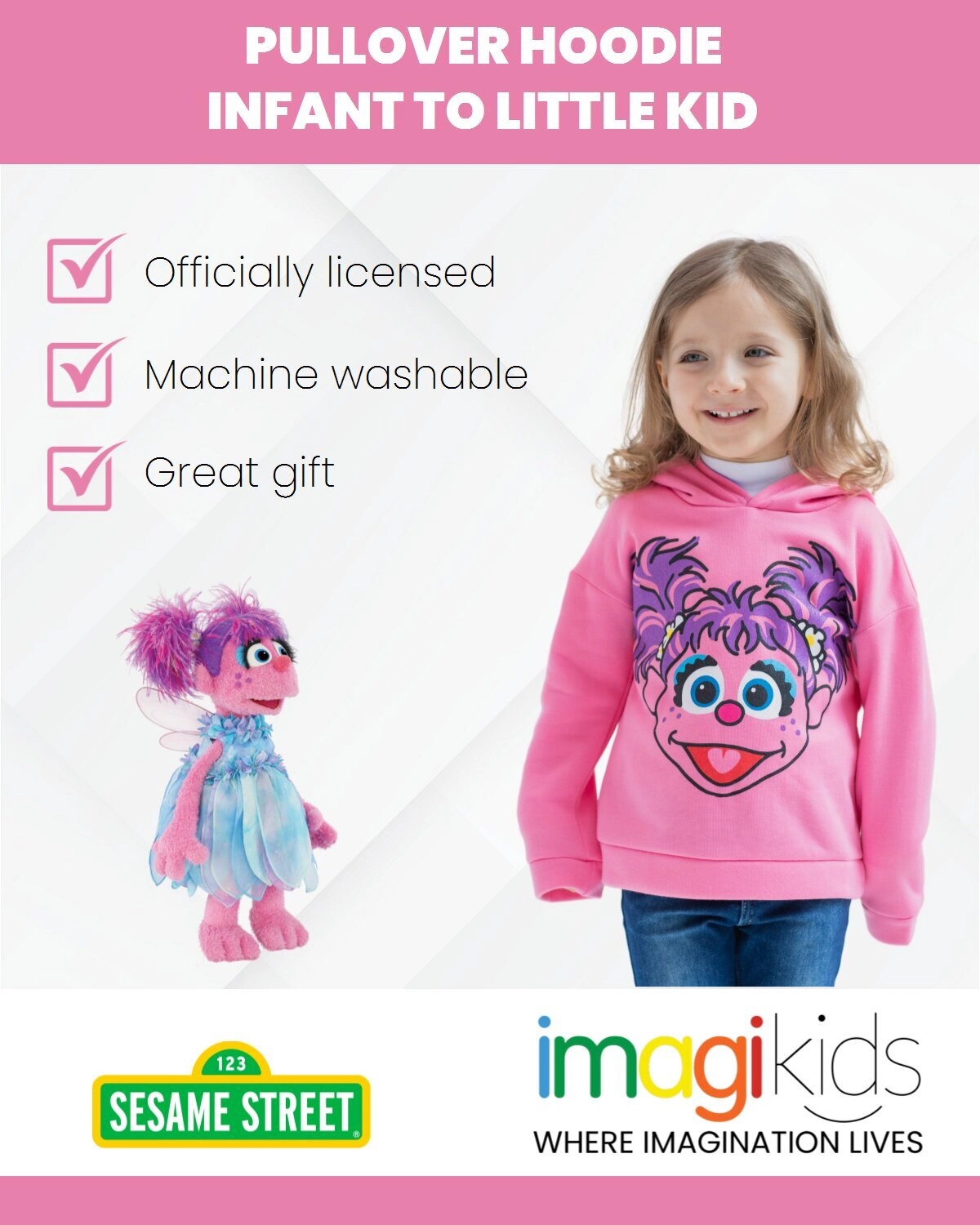 Sesame Street Fleece Pullover Hoodie