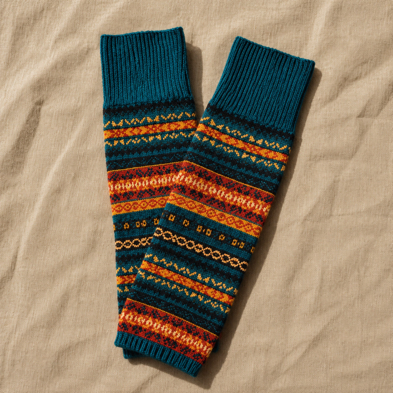 WZK Womens Wool Knit Thick Winter Warm Multi Wear Fashion Leg Warmers